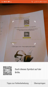 QR-Code scannen BoboVR