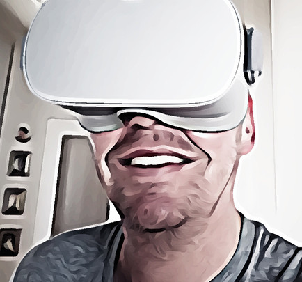 Alex beim VR schauen